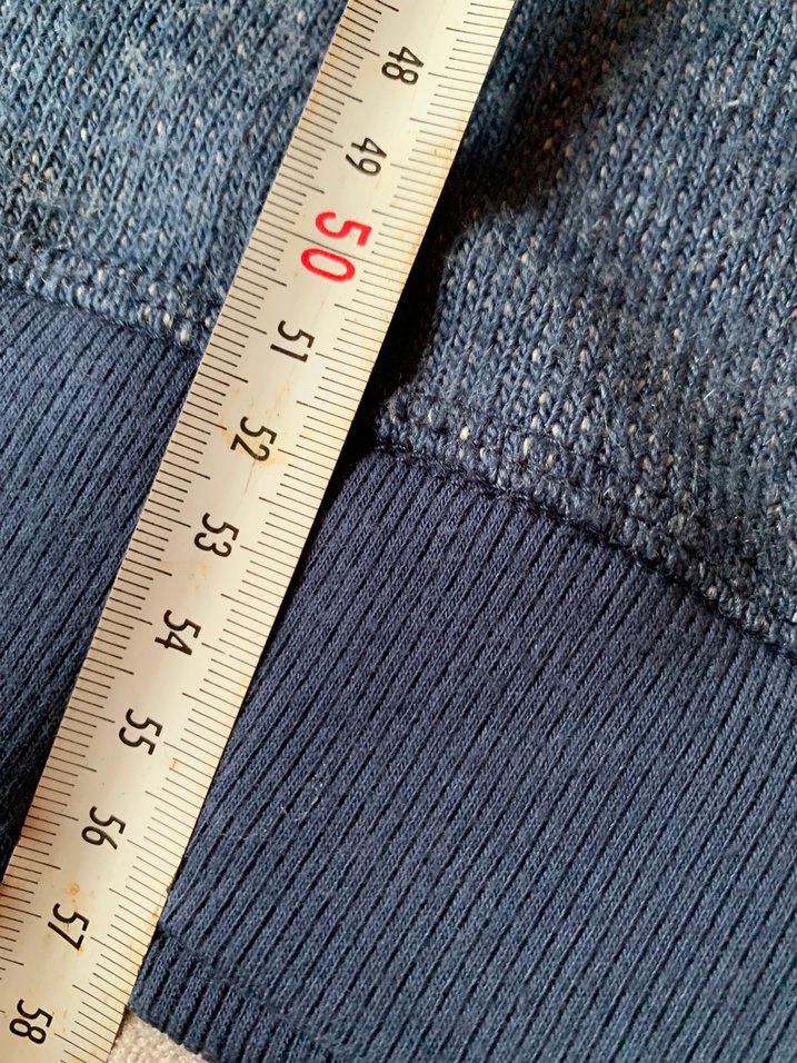Gri Erkek Denim Sweatshirt Uzun Kollu - Görsel 4