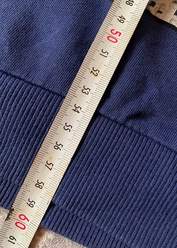 Koyu Mavi Kapüşonlu Erkek Sweatshirt - Görsel 3