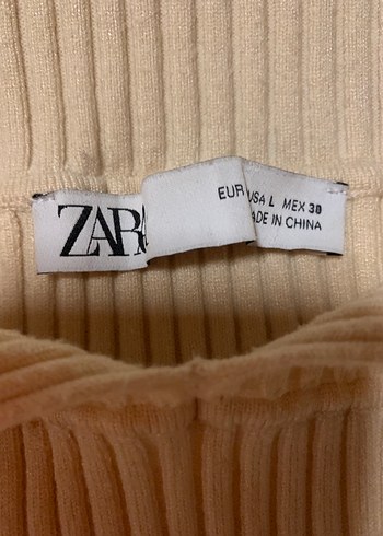 Bej Kadın Triko Mini Kazak - Görsel 3