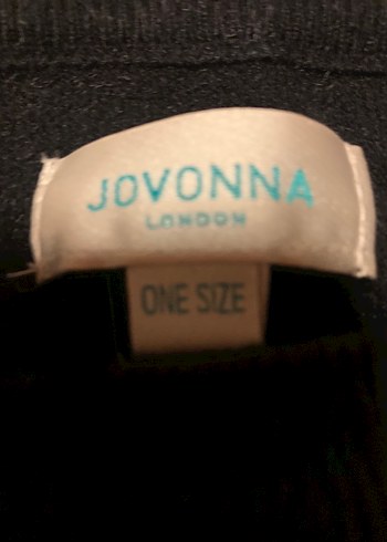 Siyah Örgü Kadın Kazak, Uzun Kollu, Salaş - Görsel 3