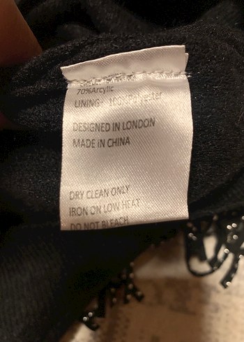 Siyah Örgü Kadın Kazak, Uzun Kollu, Salaş - Görsel 4