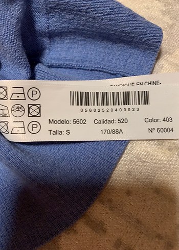 Mavi Uzun Kollu Kadın Triko - Görsel 4