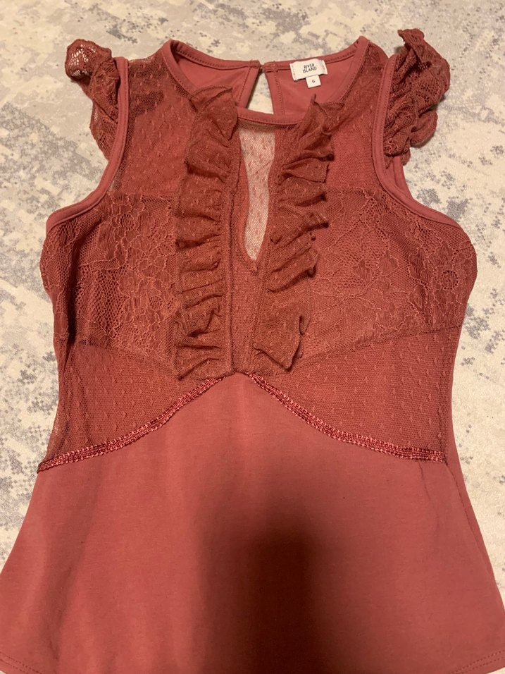 Bordo Dantelli Kolsuz kadın Body - Görsel 3