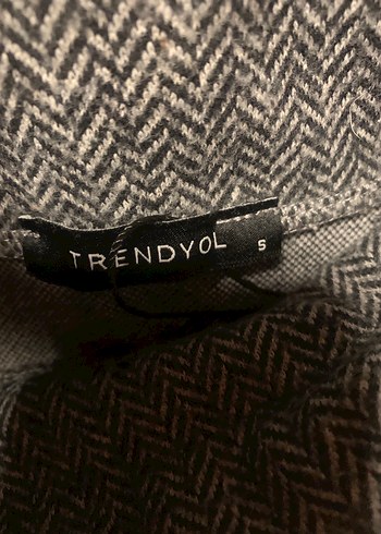 Gri Yüksek Yakalı Triko Kadın Eşofman Takımı - Görsel 4