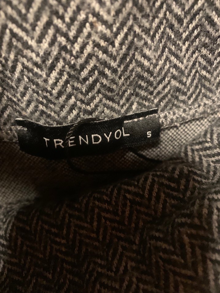 Gri Yüksek Yakalı Triko Kadın Eşofman Takımı - Görsel 4