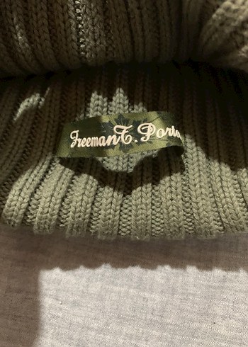 Örgü haki Bere - Görsel 3