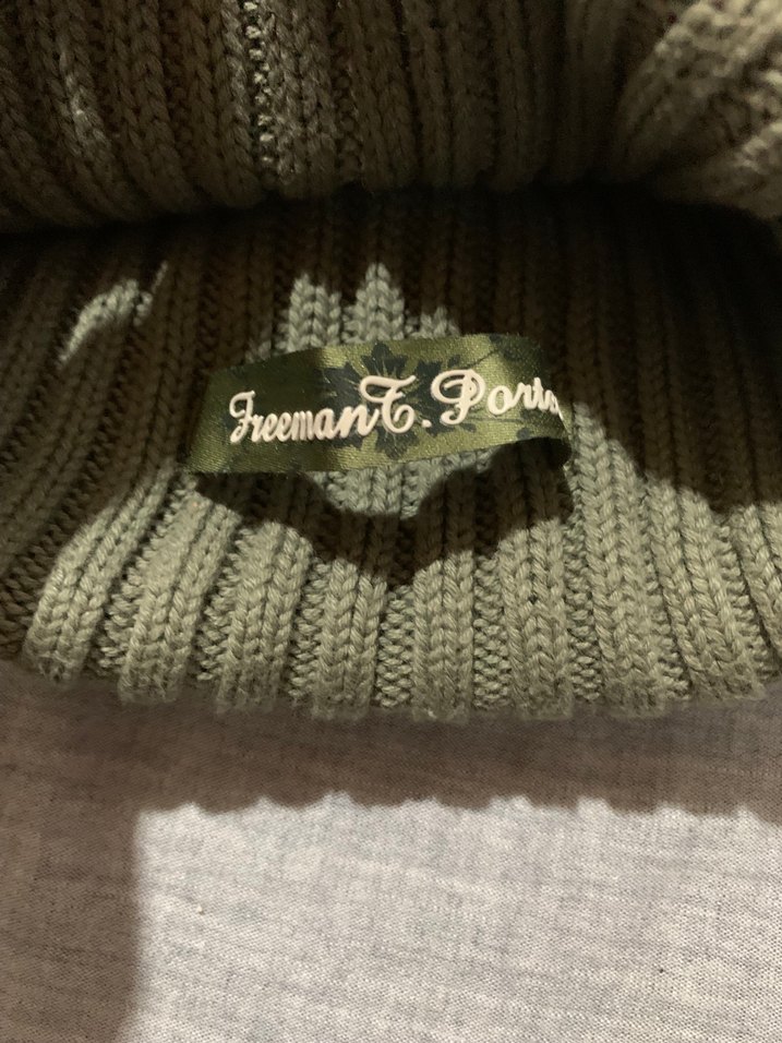 Örgü haki Bere - Görsel 3