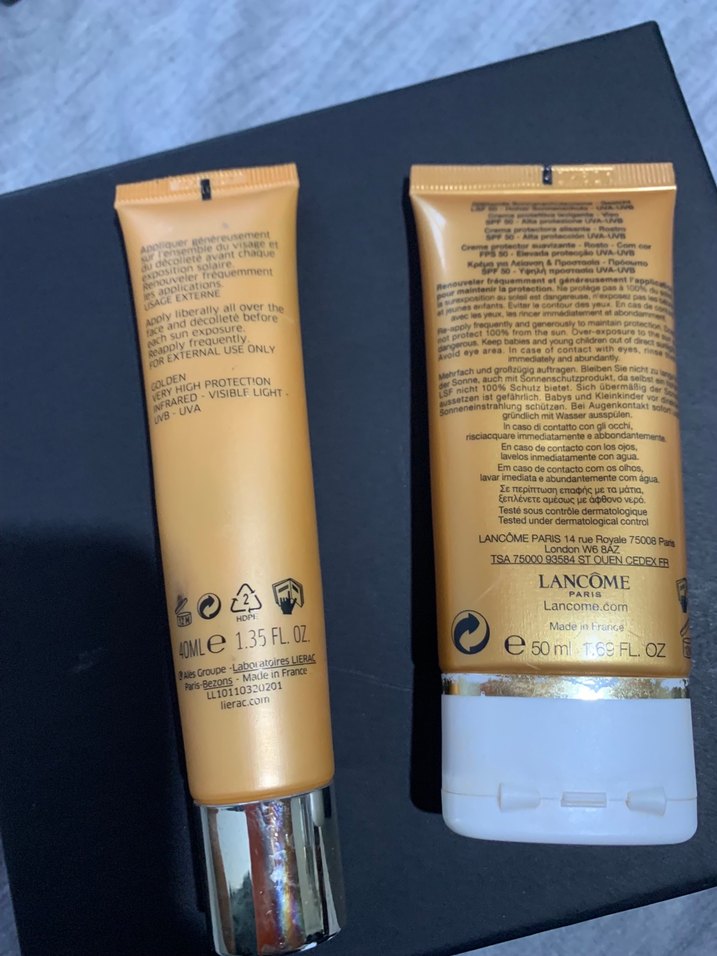 Lancome ve Lierac SPF 50 Güneş Koruyucu Set - Görsel 2