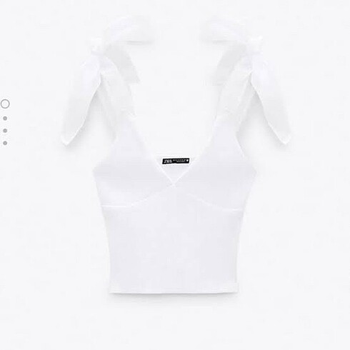 Zara tül detaylı bluz