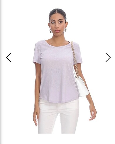 Michael Kors Michael Michael Kors Lila T-Shirt S beden orijinal