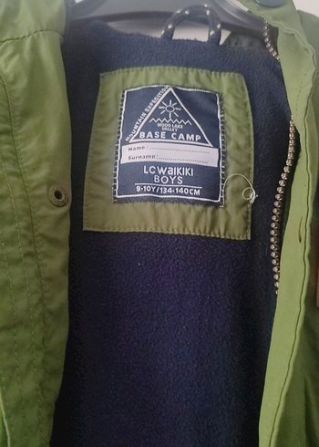 Kapüşonlu Haki Erkek Çocuk Mont - Görsel 2