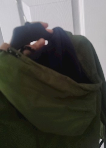 Kapüşonlu Haki Erkek Çocuk Mont - Görsel 4