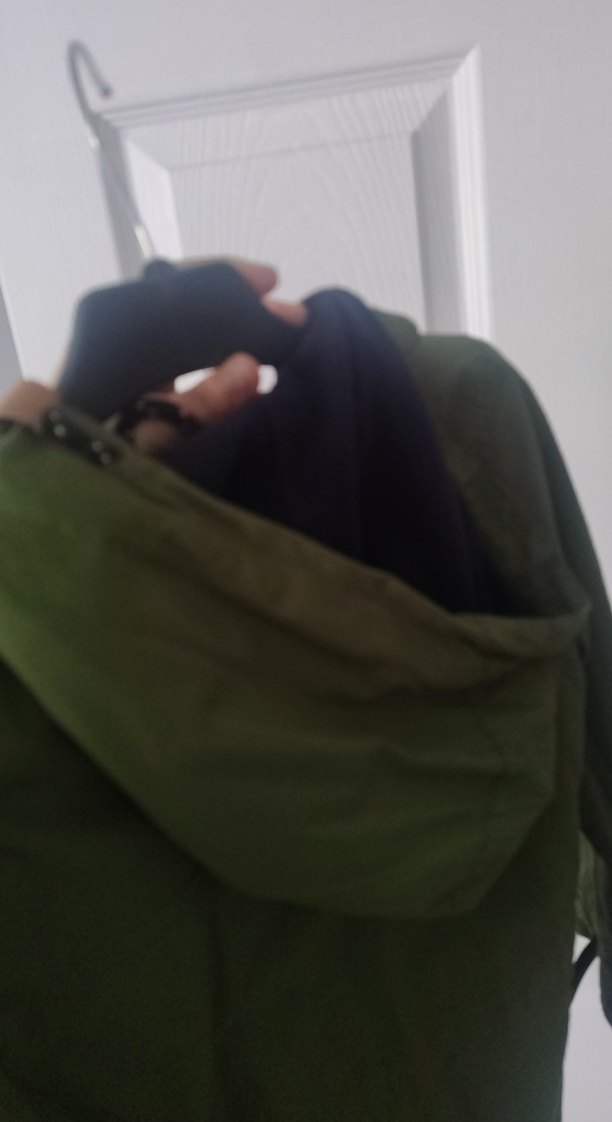 Kapüşonlu Haki Erkek Çocuk Mont - Görsel 4