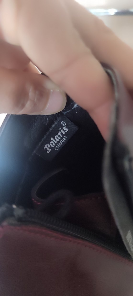 Bordo Kadın Deri Bot, Kalın Topuklu, Tokalı - Görsel 2