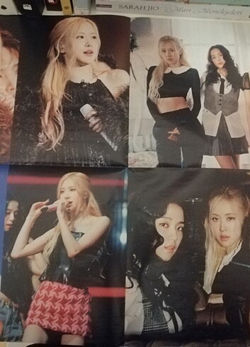  Beden Renk BLACKPINK dergi fotokart ve poster