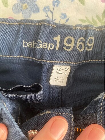 12-18 Ay Beden lacivert Renk Orjinal Gap pantolon