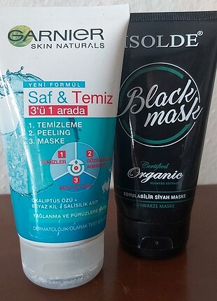 Siyah nokta maskesi ve yüz temizleme maskesi