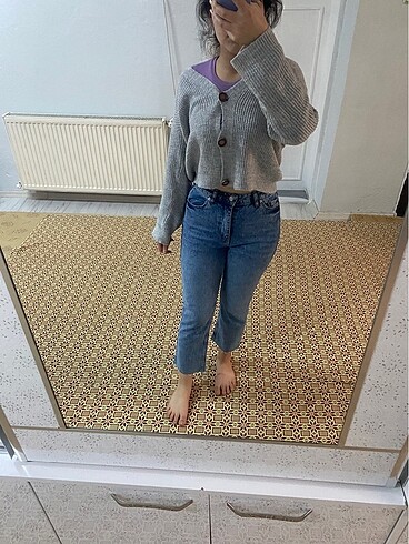 m Beden Zara mom jean