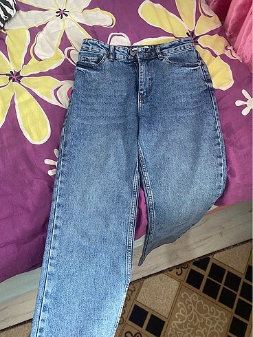 m Beden mavi Renk Zara mom jean