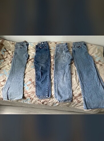 3 adet kot pantolon