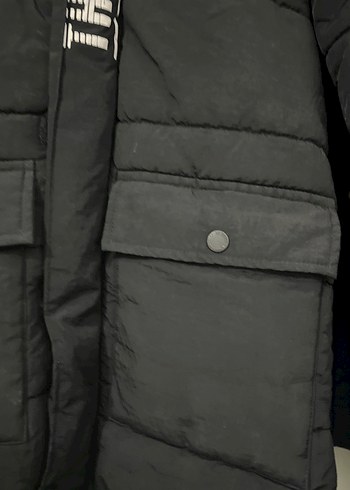 Çocuk Siyah fermuarlı mont 10 ve 12 yaş - Görsel 2