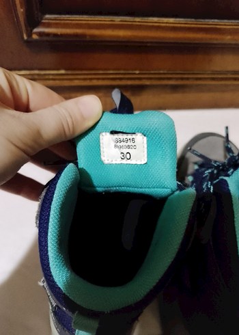 Erkek Çocuk Mavi Gri Yılan Desenli Bot - Görsel 4