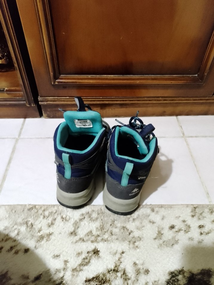 Erkek Çocuk Mavi Gri Yılan Desenli Bot - Görsel 3