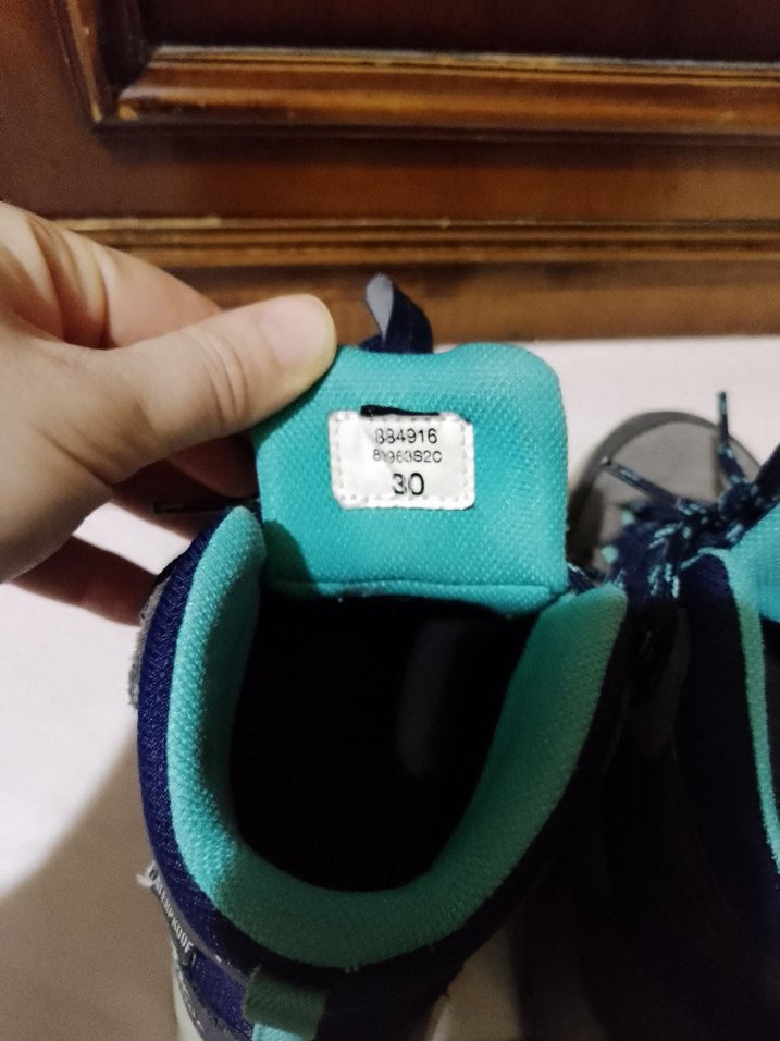 Erkek Çocuk Mavi Gri Yılan Desenli Bot - Görsel 4