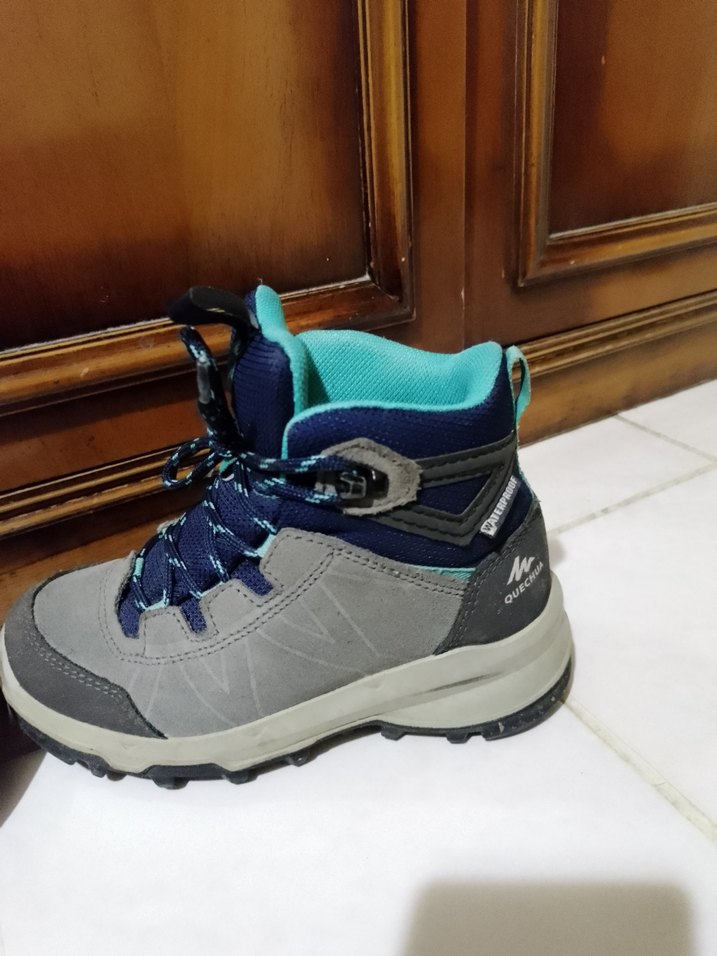 Erkek Çocuk Mavi Gri Yılan Desenli Bot - Görsel 2