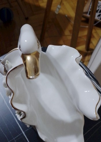 Beyaz Seramik Kuğu Biblo - Görsel 2