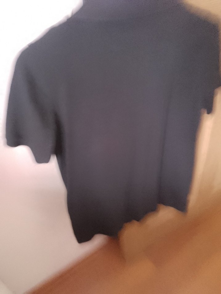 Siyah Düğmeli Erkek Polo Tişört - Görsel 3