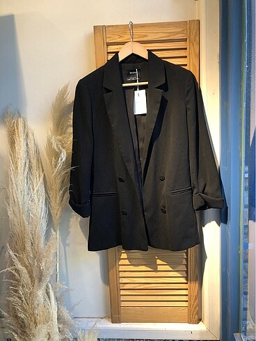 Bershka Siyah Blazer