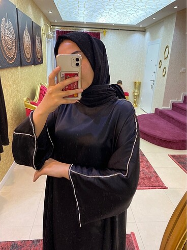 diğer Beden siyah Renk Abaya