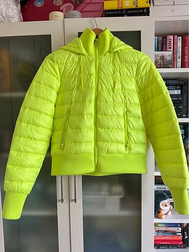 Zara Neon Yeşil Mont