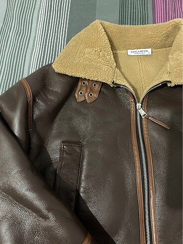s Beden Damla butik deri biker mont