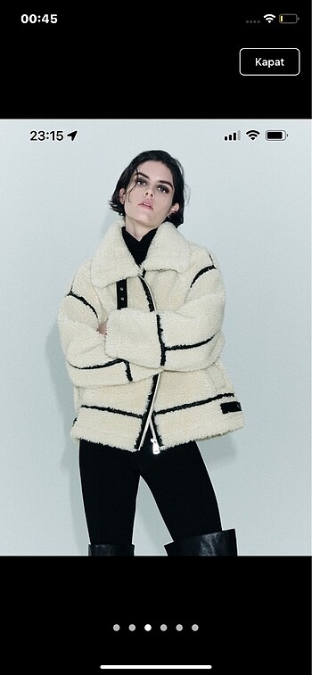Zara Marka muadili biker mont