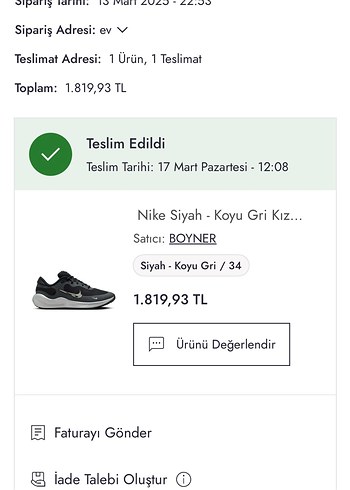 Nike kız çocuk 34 numara spor ayakkabı - Görsel 8