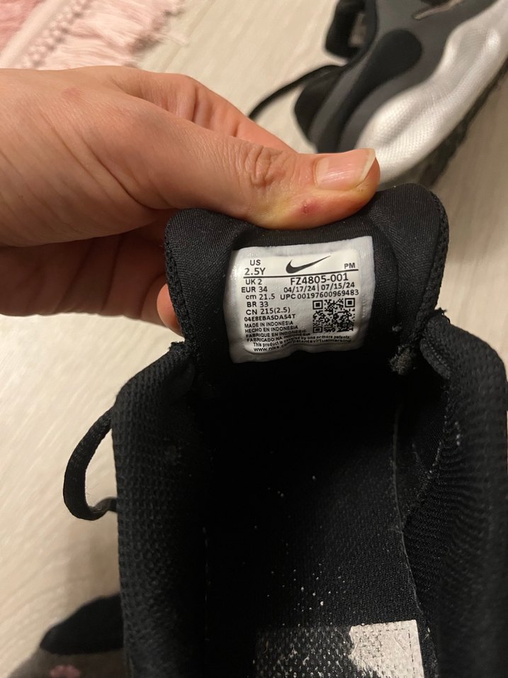 Nike kız çocuk 34 numara spor ayakkabı - Görsel 5