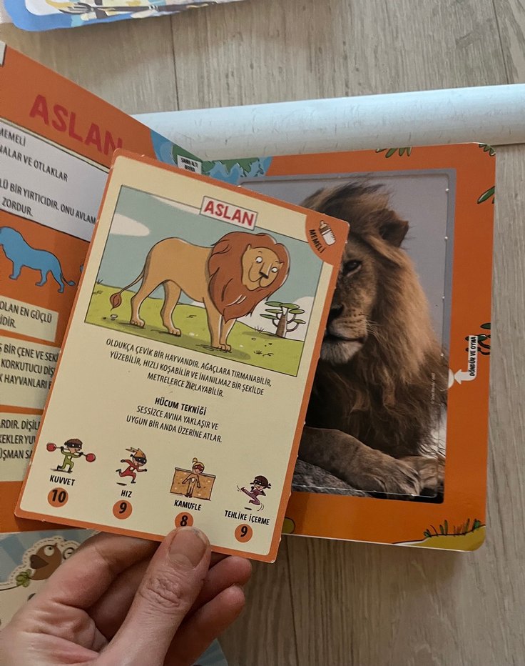 Güçlü Hayvanlar Kart Oyunu - Görsel 4