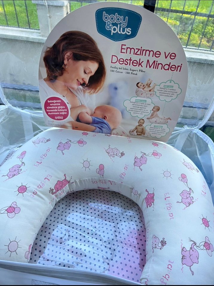 Baby&plus  Emzirme ve Destek Minderi - Görsel 2