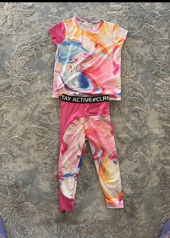 Coloronias 4 yaş tayt tişört spor takım - Görsel 3