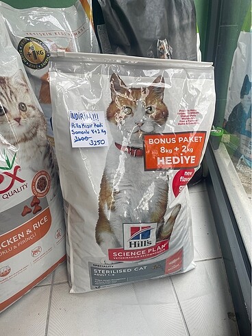 Hills kısır kedi şok fiyat 10kg