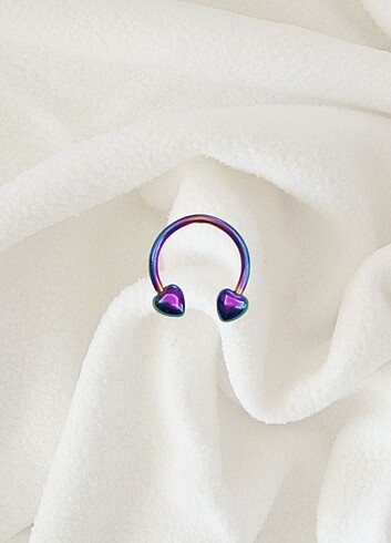 Kalp detaylı piercing septum - Görsel 2