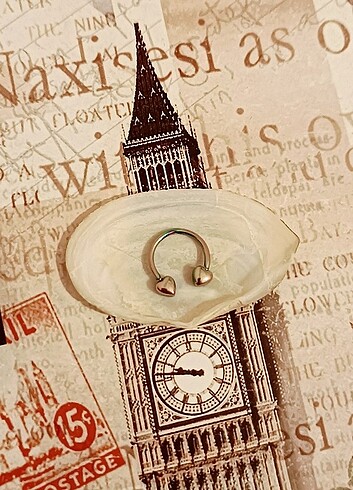 Kalp detaylı piercing septum - Görsel 4