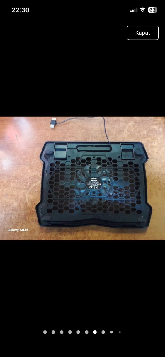 Siyah Masaüstü Fan Soğutucu yeni - Görsel 4