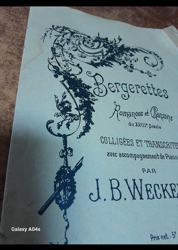 J.B. Weckerlin piyano notaları - Görsel 4