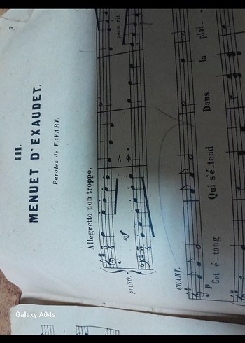 J.B. Weckerlin piyano notaları - Görsel 6