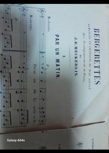 J.B. Weckerlin piyano notaları - Görsel 7