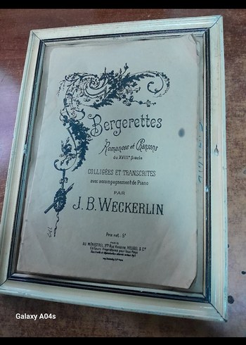 J.B. Weckerlin piyano notaları - Görsel 2