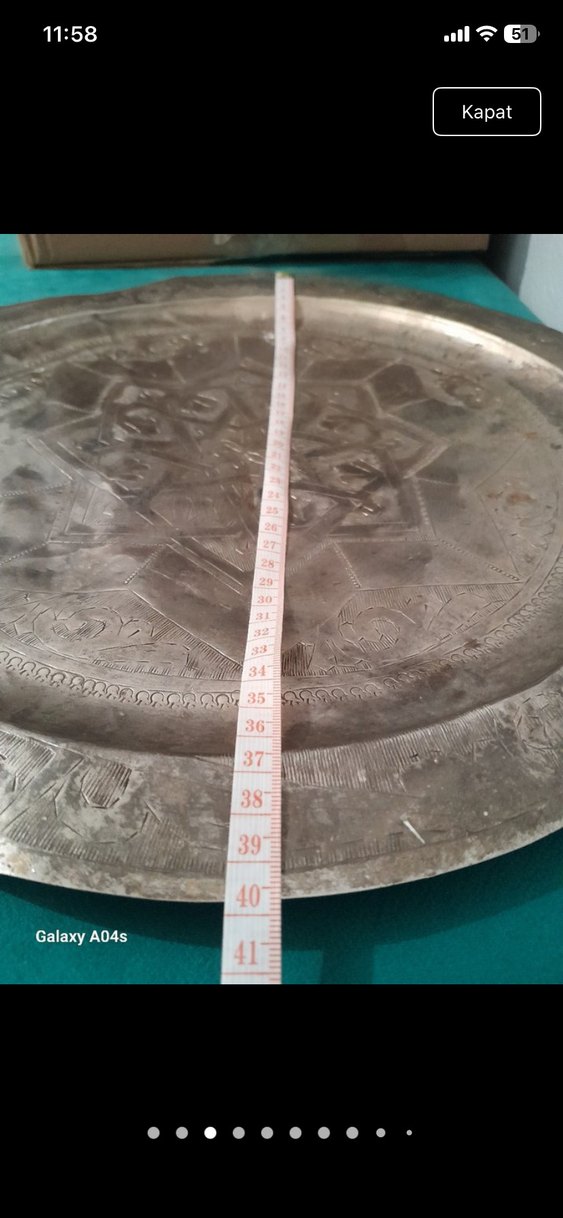 Bakır tepsi - Görsel 3